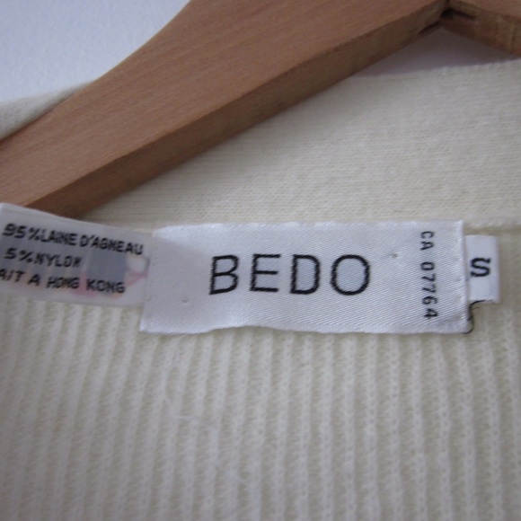 Bedo - Cream/Beige Oversized Cardigan - Picture 4 of 4